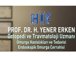 Prof. Dr. H. Yener Erken, Ortopedi Ve Travmatoloji